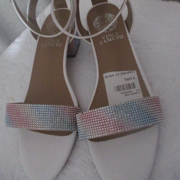 Vince Camuto Open Toe Shoes-Girls Size 3 ( Multi-Color) - Picture 1 of 7